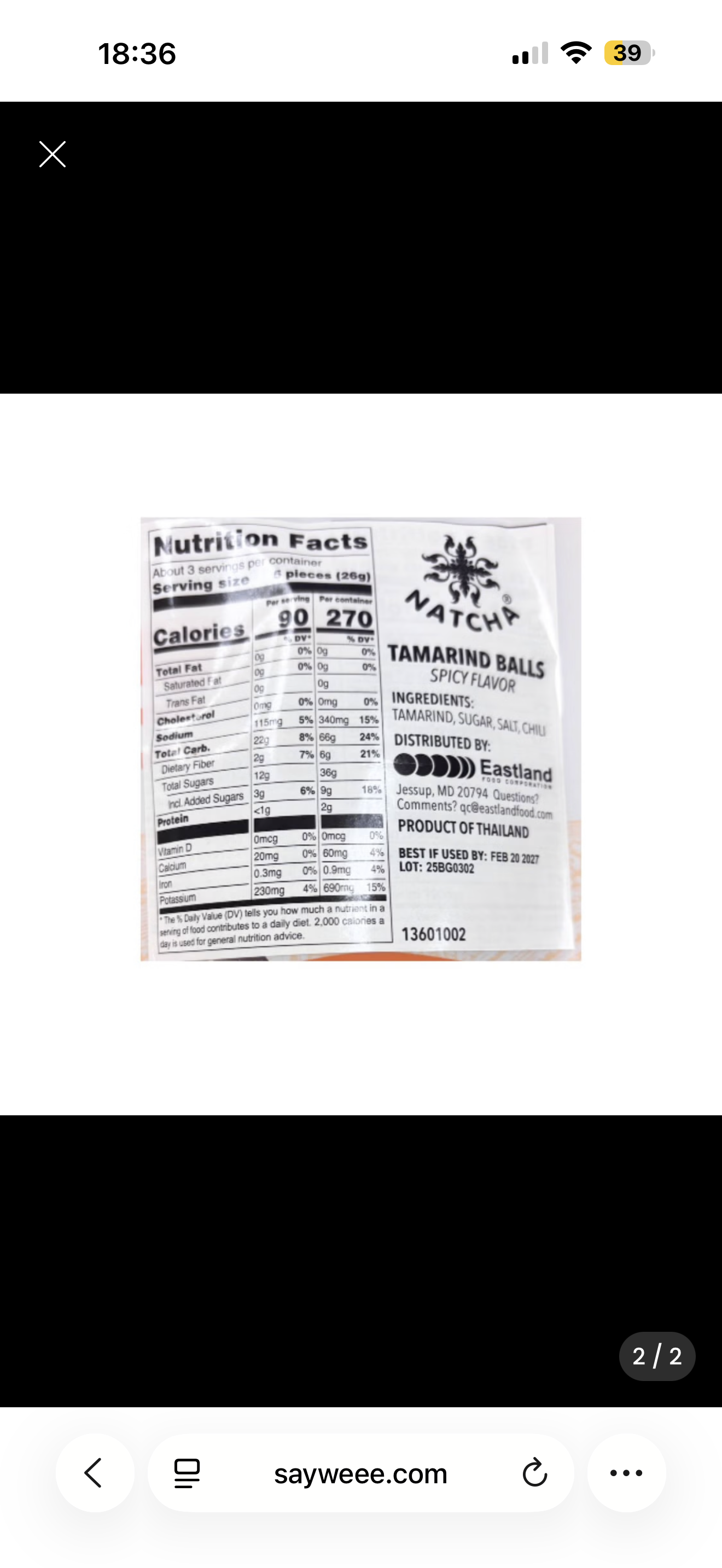 Tamarind balls